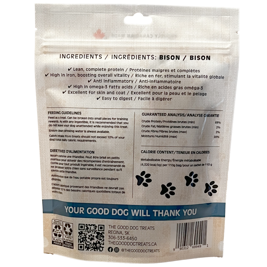 BISON JERKY STRIPS